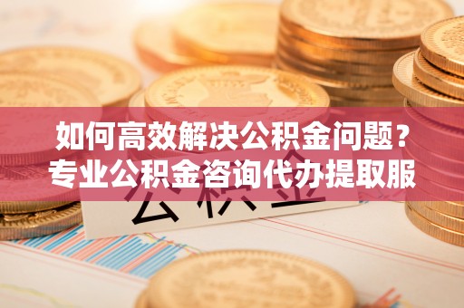 铜官山如何高效解决公积金问题？专业公积金咨询代办提取服务来帮你